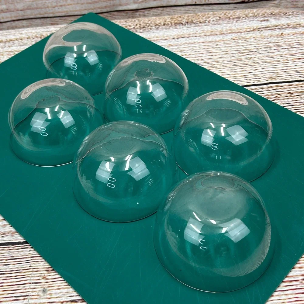 Set of 6 Clear Glass Prep Bowls 4.25 Inch‎ Round Minimalist Kitchenware Small